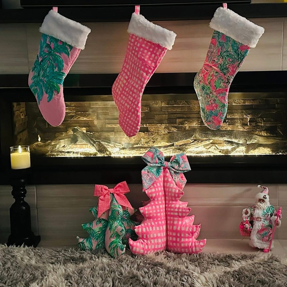 HANDMADE- stuffed Christmas tree-13inch